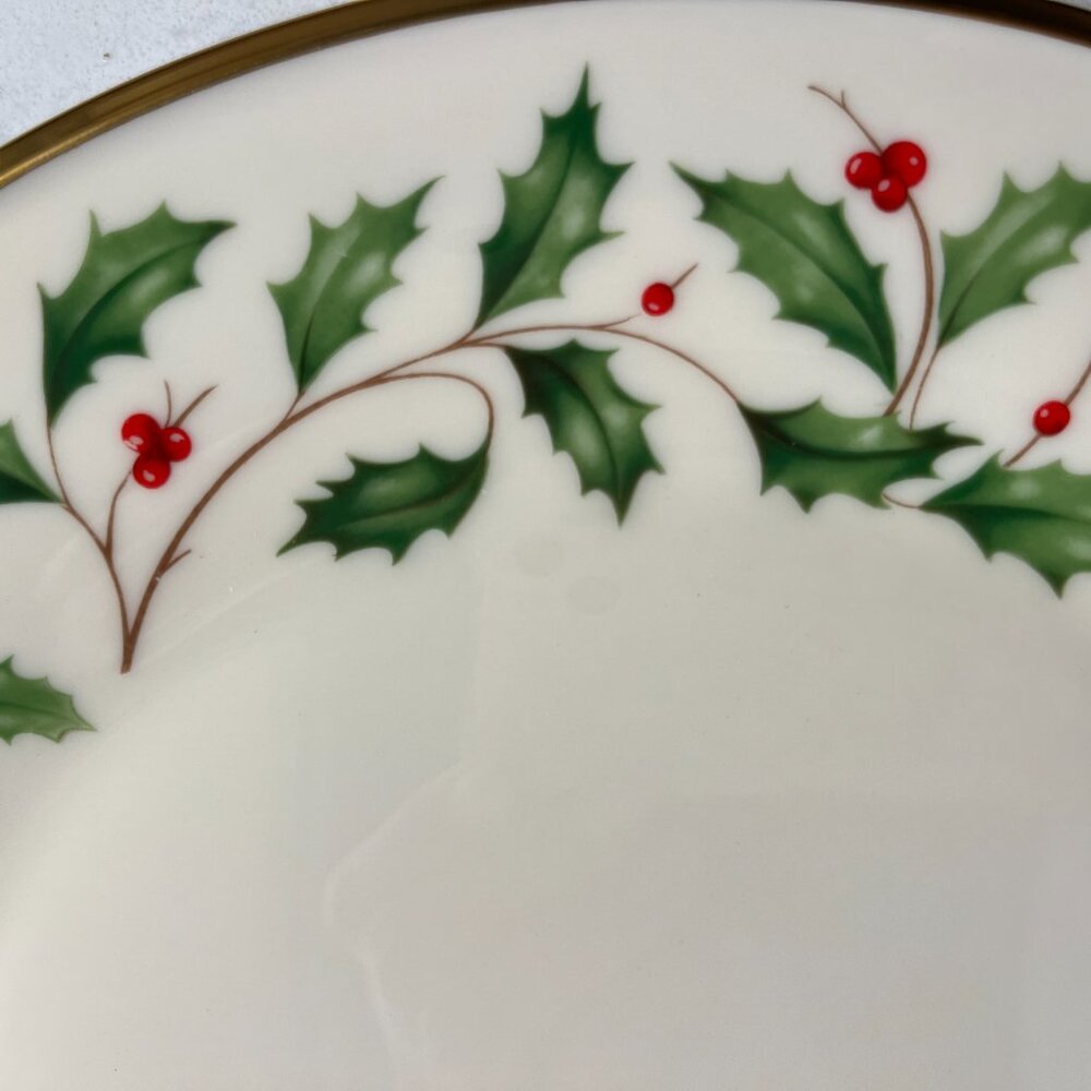 (3) Lenox Holiday (Dimension) Dinner Plates, 10.75” diameter - Picture 5 of 6